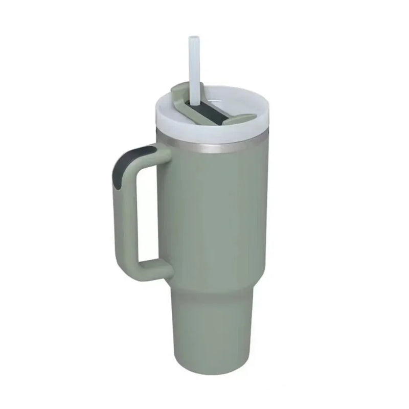 40 oz Car Cup—Hot & Cold Travel Mug cream white