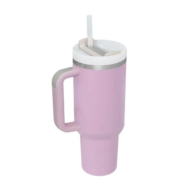 40 oz Car Cup – Hot & Cold Travel Mug rose Quartz