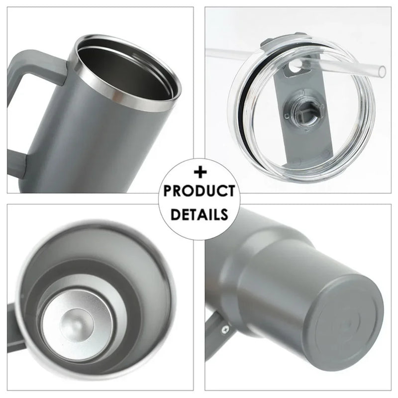 40 oz Car Cup – Hot & Cold Travel Mug black